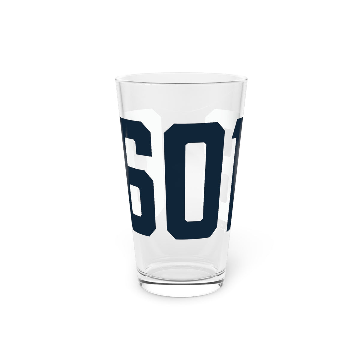 06018 Canaan Connecticut Zip Code Pint Glass, 16oz