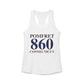 Pomfret 860 Connecticut Women's Ideal Racerback Tank Top
