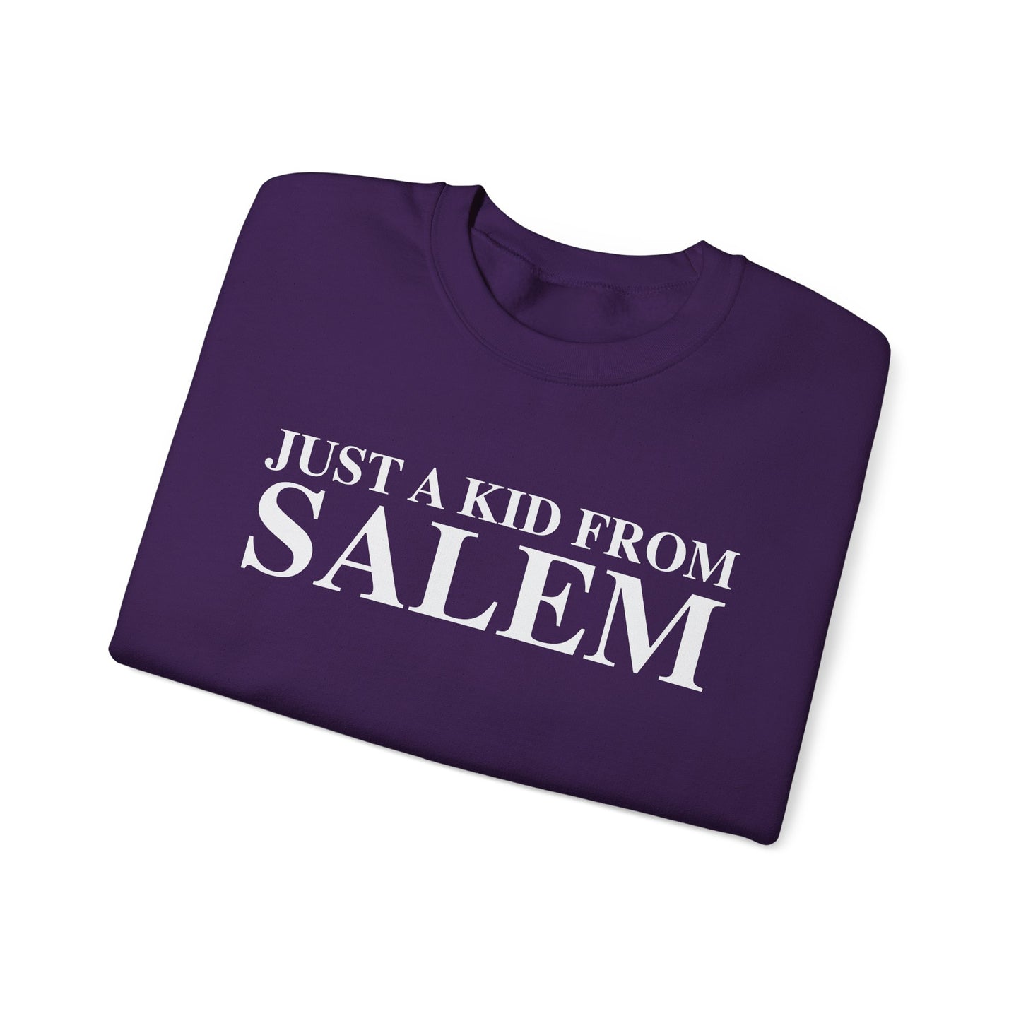 Just a kid from Salem Unisex Heavy Blend™ Crewneck Sweatshirt