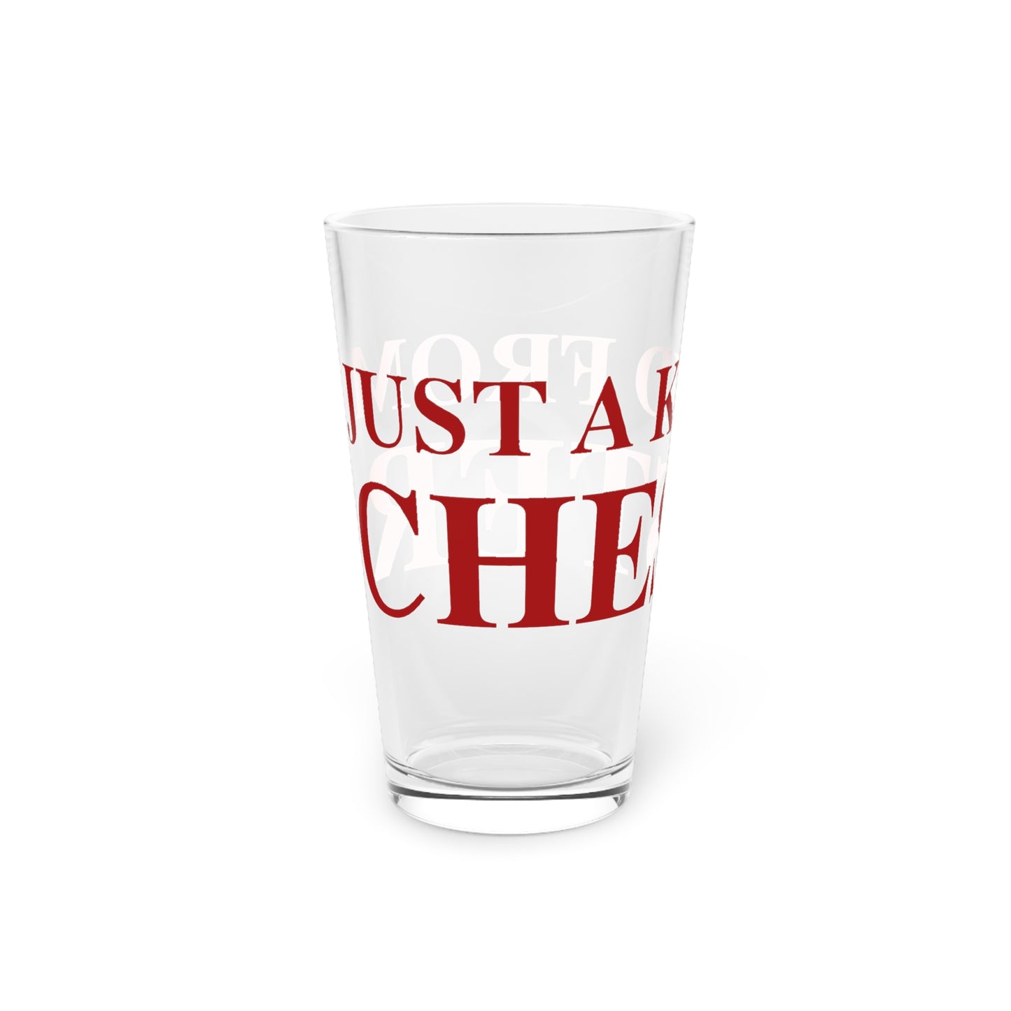Just a kid from Chester Pint Glass, 16oz