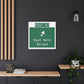 Vintage WCP Exit 67 Sign Matte Canvas, Stretched, 1.25"