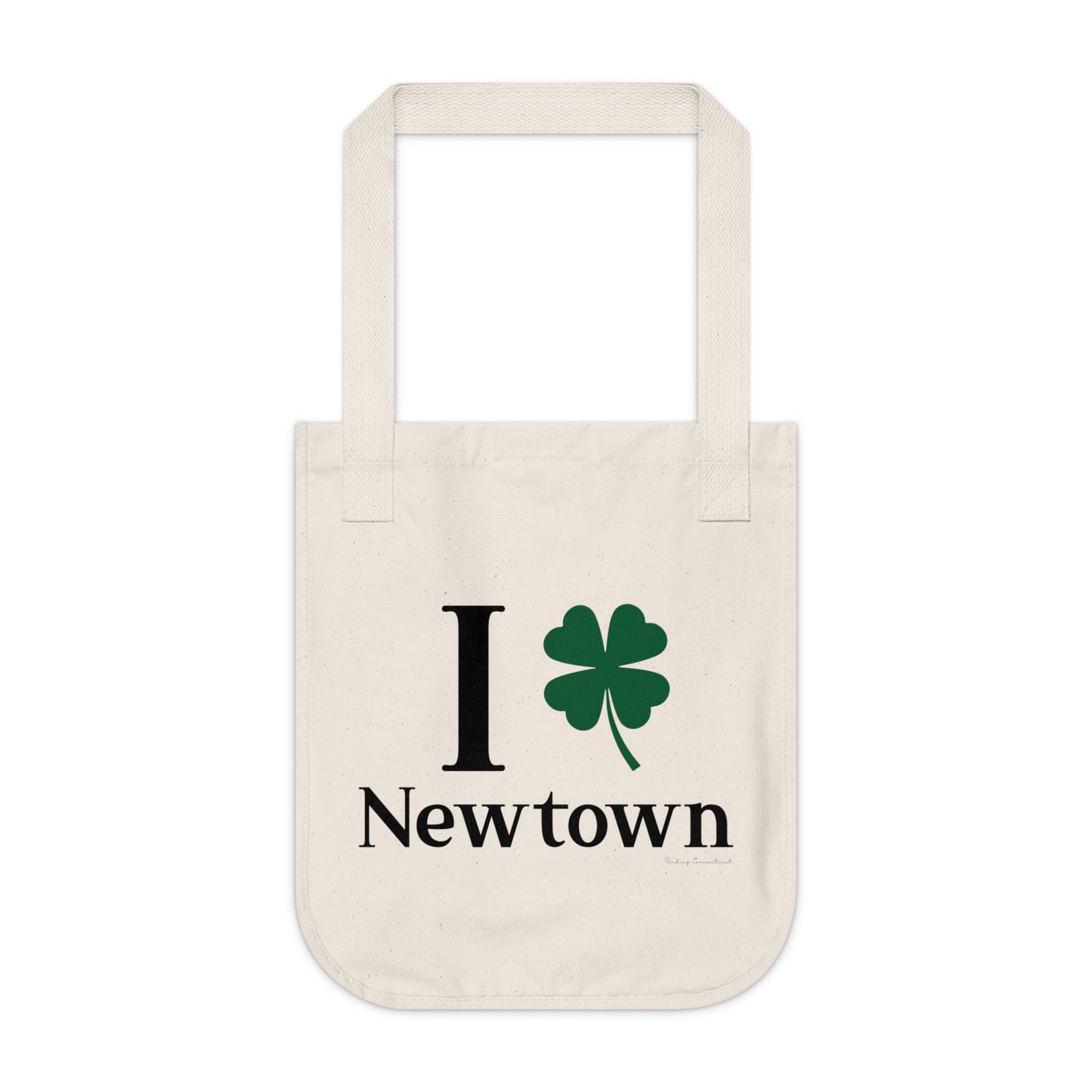 I Clover Newtown Organic Canvas Tote Bag