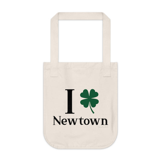 I Clover Newtown Organic Canvas Tote Bag