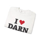 I Heart DARN Unisex Heavy Blend™ Crewneck Sweatshirt