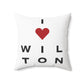 Wilton Vision Spun Polyester Square Pillow