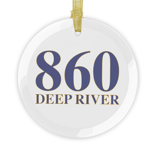 860 Deep River Glass Ornaments