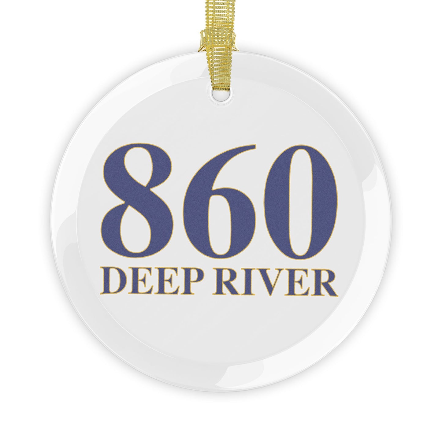 860 Deep River Glass Ornaments