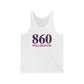 860 Willimantic Red, White & Blue Unisex Jersey Tank Top