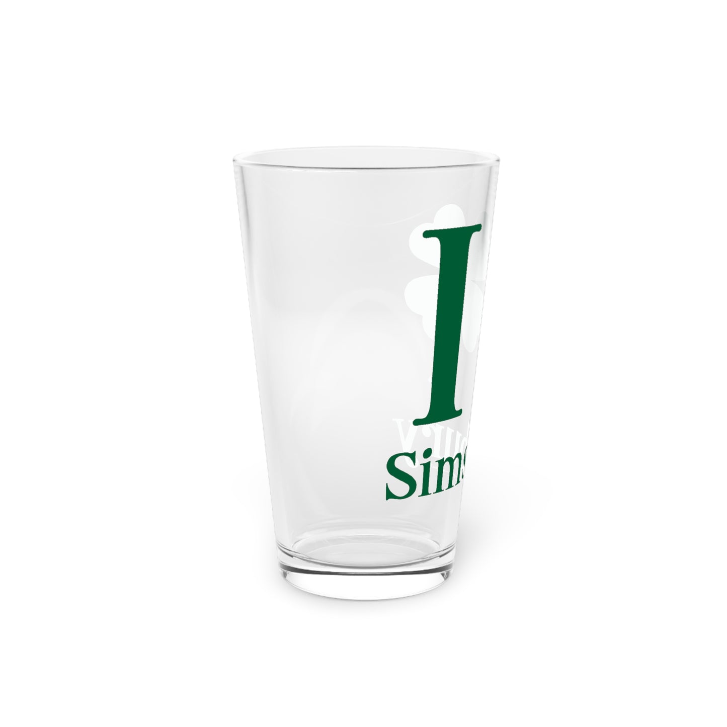 I Clover Simsbury Pint Glass, 16oz