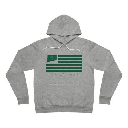 Bethany Connecticut St Patrick’s Day Flag Unisex Sponge Fleece Pullover Hoodie