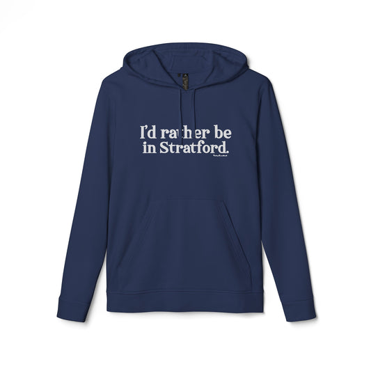 I'd rather be in Stratford. adidas® Unisex Fleece Hoodie