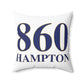 860 Hampton Spun Polyester Square Pillow
