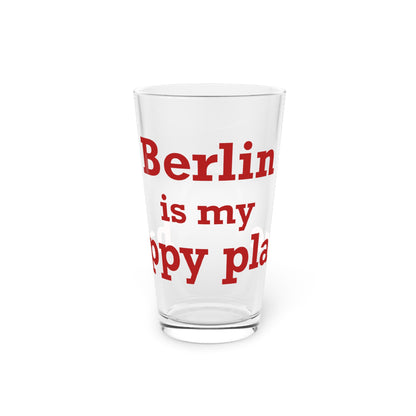 Berlin is My Happy Place Pint Glass, 16oz