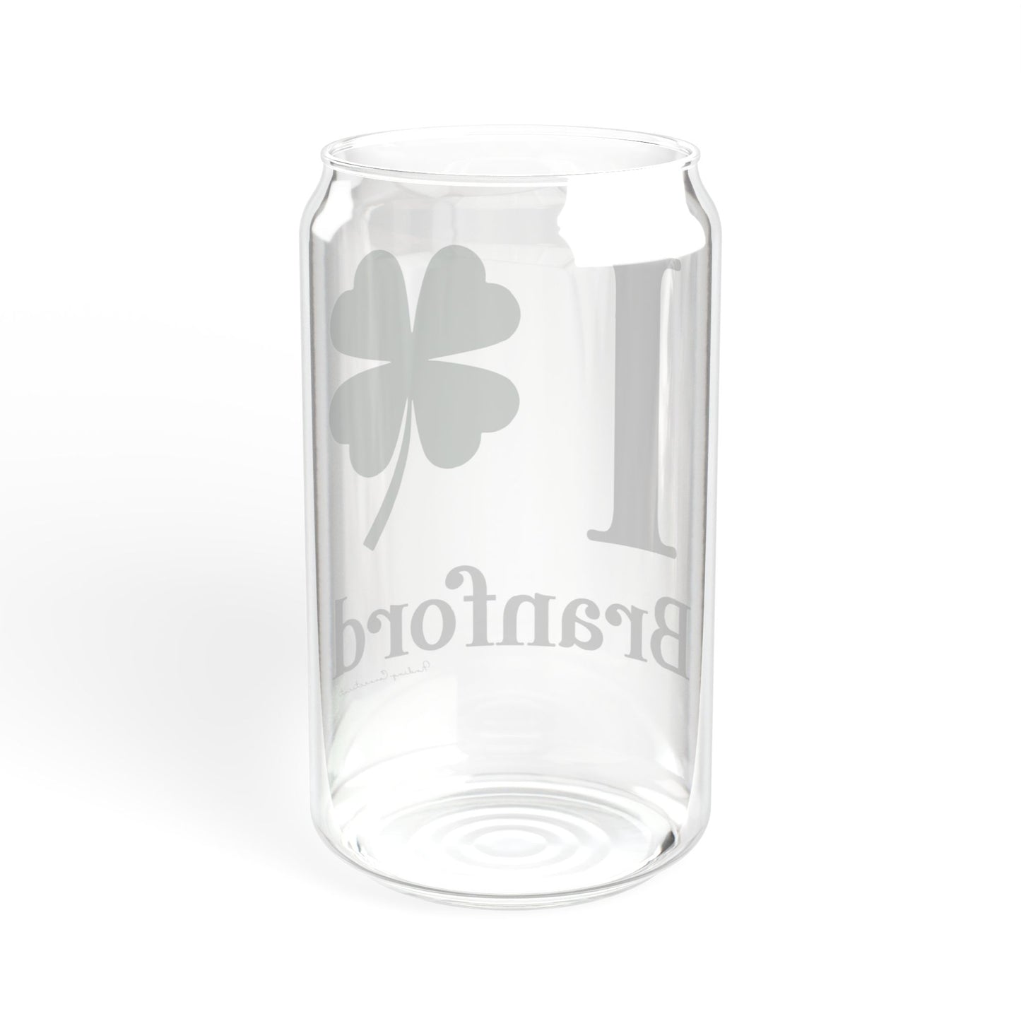I Clover Branford Sipper Glass, 16oz