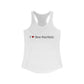 I Heart New Fairfield. Women's Ideal Racerback Tank Top
