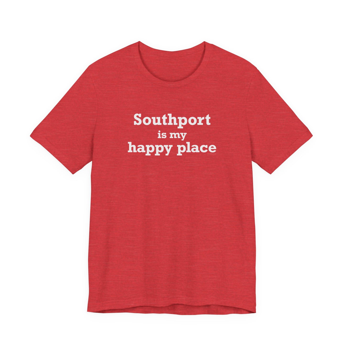 Southport is My Happy Place Unisex Jersey Short Sleeve T-Shirt