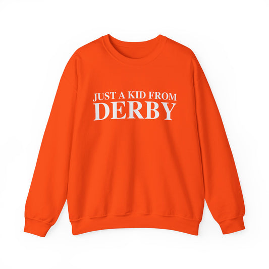Just a kid from Derby Unisex Heavy Blend™ Crewneck Sweatshirt