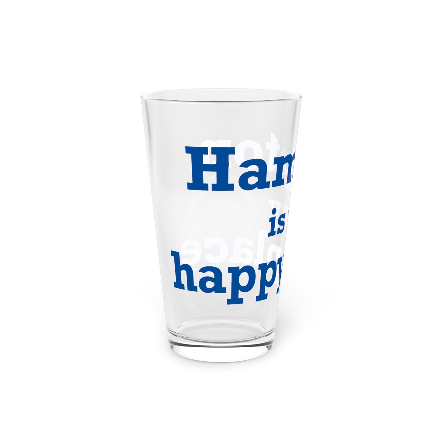 Hampton is My Happy Place Pint Glass, 16oz
