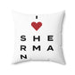 Sherman Vision Spun Polyester Square Pillow