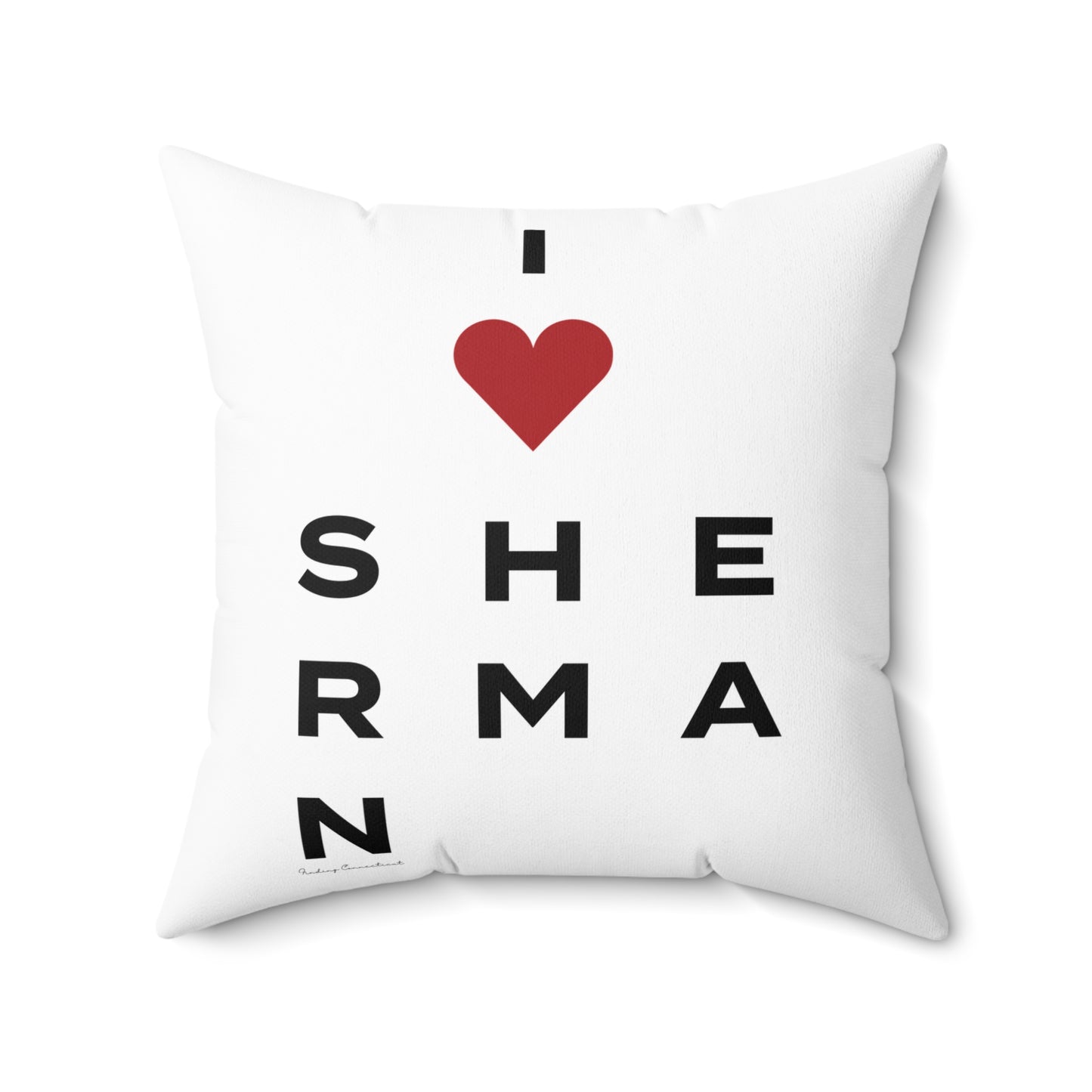 Sherman Vision Spun Polyester Square Pillow