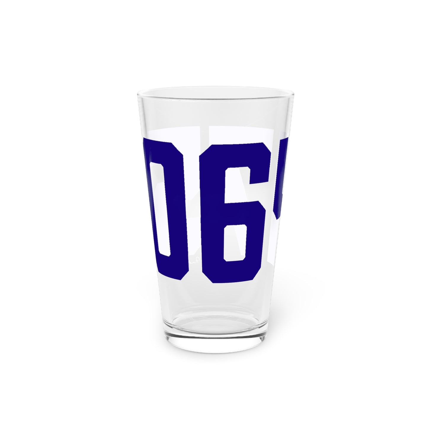 06475 Old Saybrook Connecticut Zip Code Pint Glass, 16oz