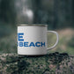 Love Fairfield Beach Enamel Camping Mug