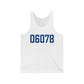 06078 Suffield Connecticut Zip Code Unisex Jersey Tank Top
