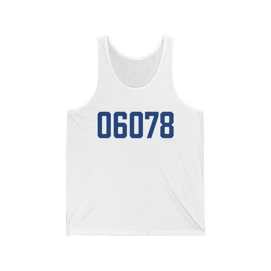 06078 Suffield Connecticut Zip Code Unisex Jersey Tank Top