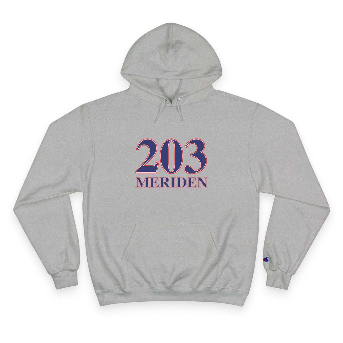 203 Meriden Red, White & Blue Champion Hoodie