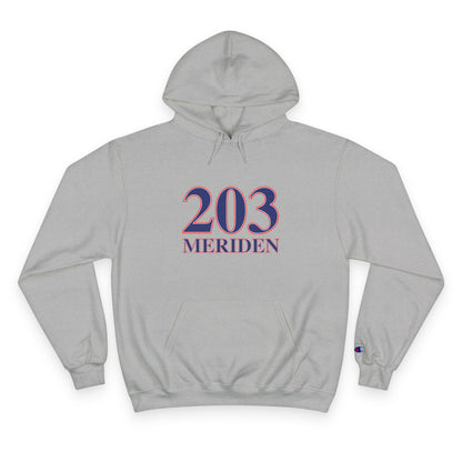 203 Meriden Red, White & Blue Champion Hoodie