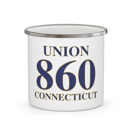 Union 860 Connecticut Enamel Camping Mug