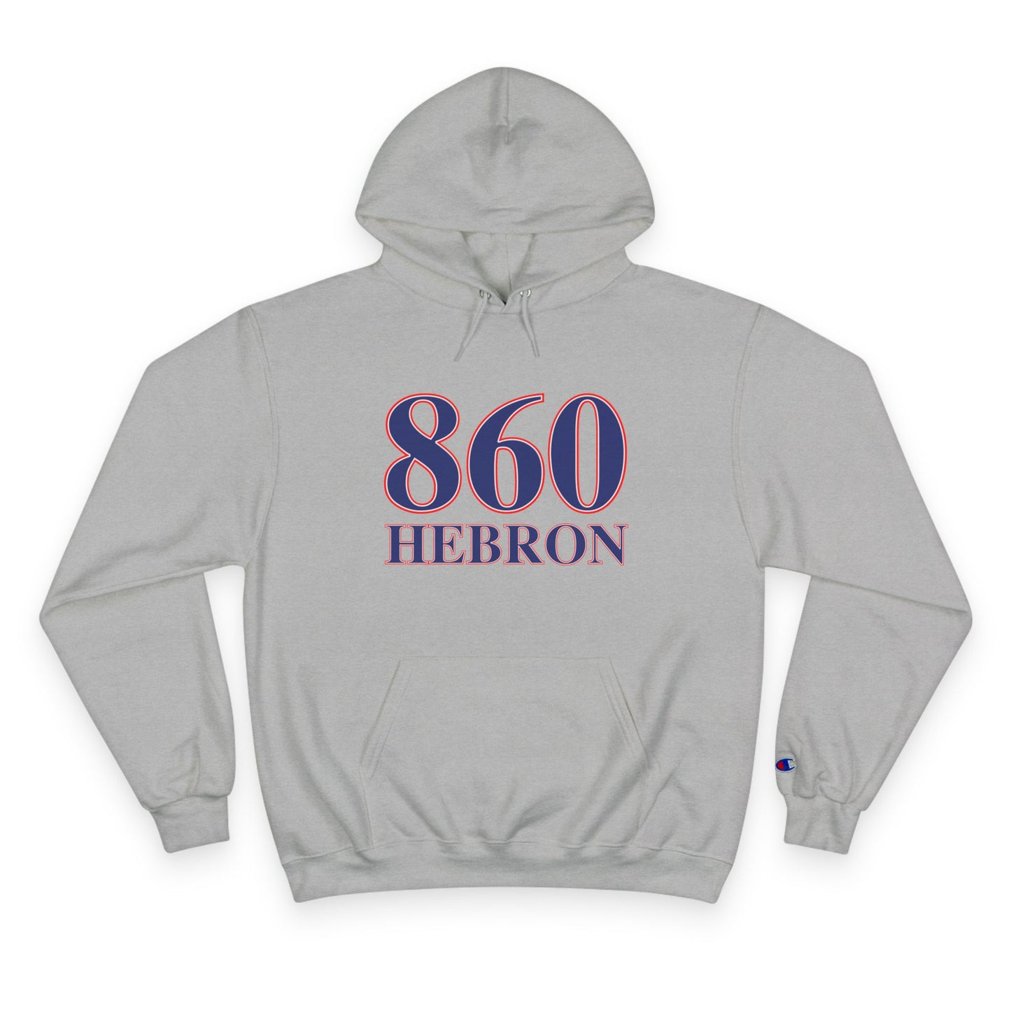 860 Hebron Red White & Blue Champion Hoodie