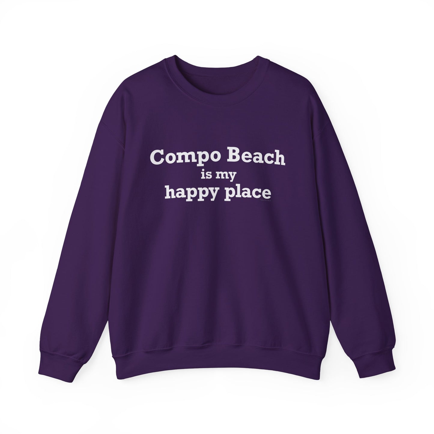 Compo Beach Is My Happy Place Unisex Heavy Blend™ Crewneck Sweatshirt