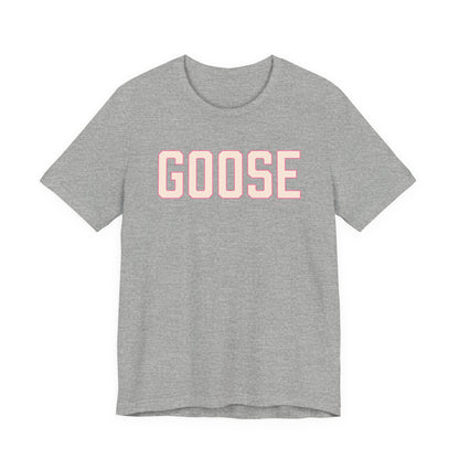 Goose Zip Code Peach and Pink Unisex Jersey Short Sleeve T-Shirt