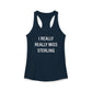 I Really Really Miss Sterling Women's Ideal Racerback Tank Top