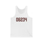 06234 Brooklyn Connecticut Zip Code Unisex Jersey Tank Top