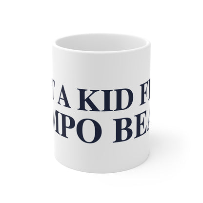 Just a kid from Compo Beach Mug 11oz