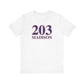 203 Madison Red White & Blue Unisex Jersey Short Sleeve T-Shirt