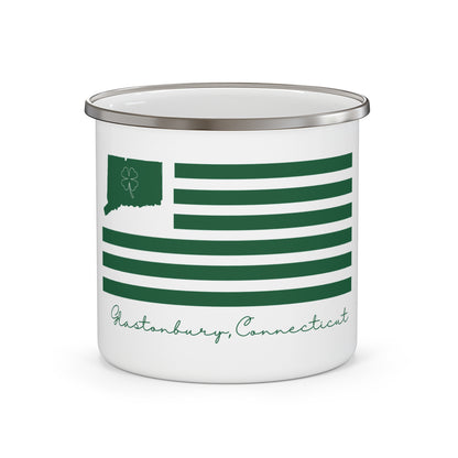 Glastonbury Connecticut St. Patrick’s Day Flag Enamel Camping Mug