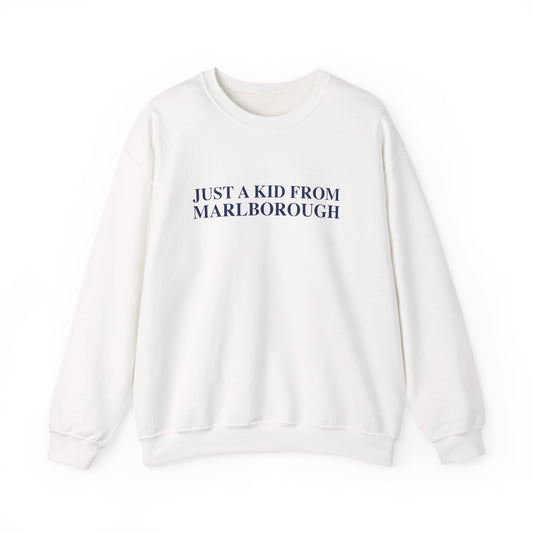 Just a kid from Marlborough Unisex Heavy Blend™ Crewneck Sweatshirt