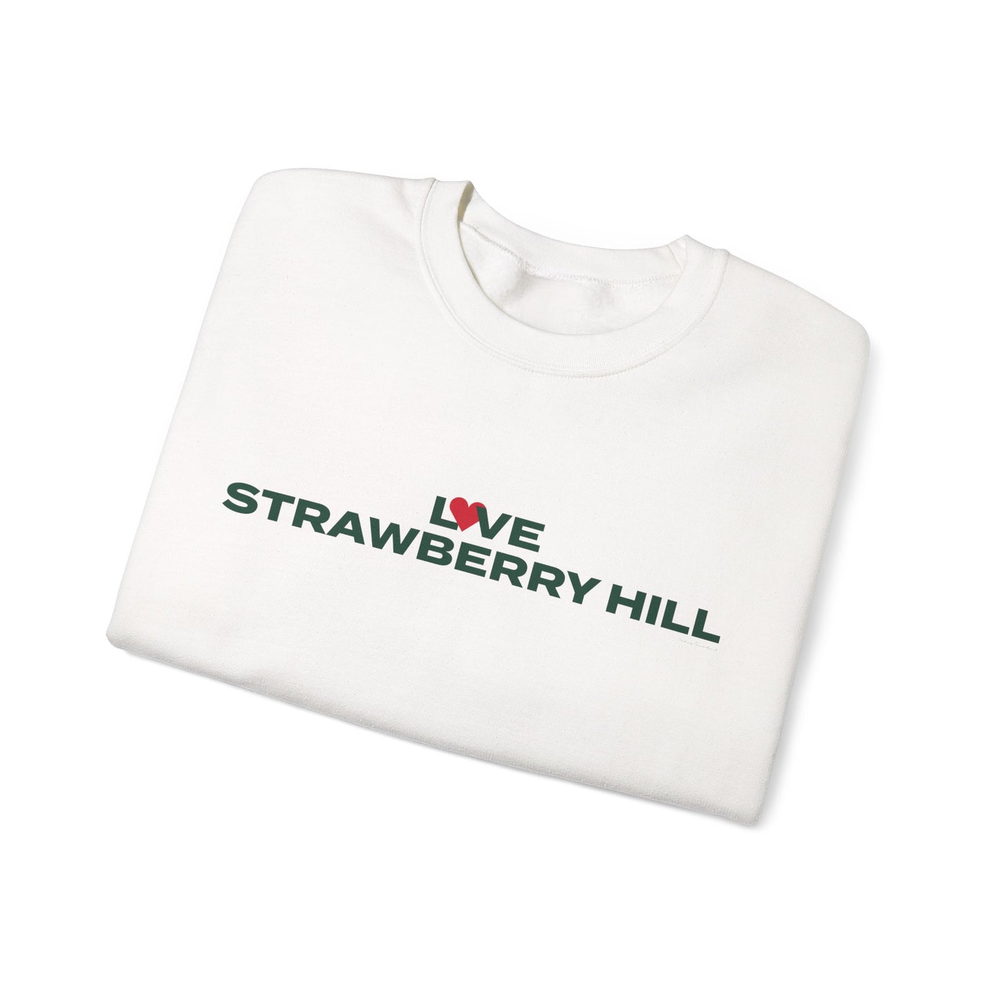 Love Strawberry Hill Unisex Heavy Blend™ Crewneck Sweatshirt