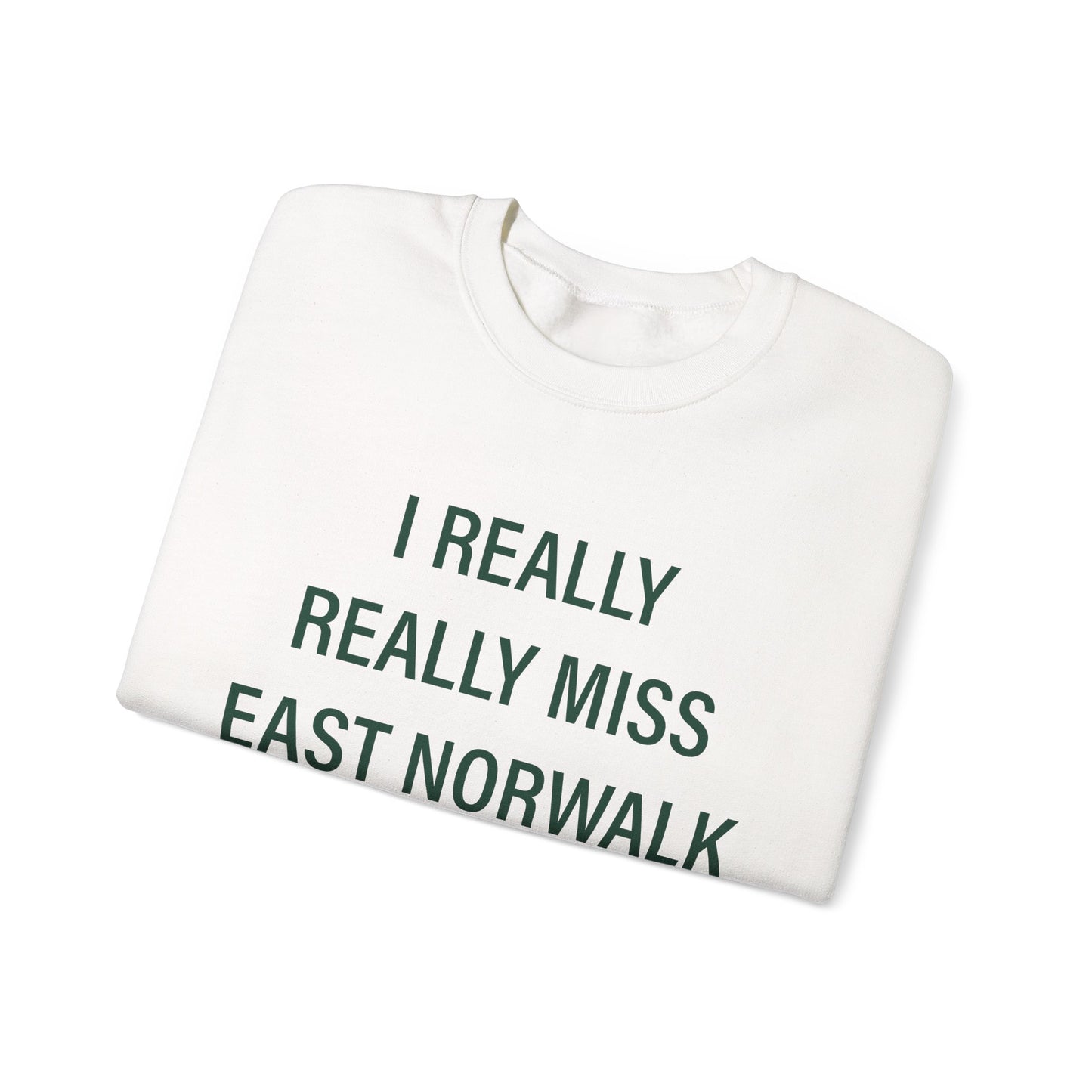 I Really Really Miss East Norwalk Unisex Heavy Blend™ Crewneck Sweatshirt