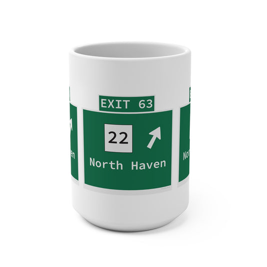 Vintage WCP Exit 63 Sign Mug 15oz