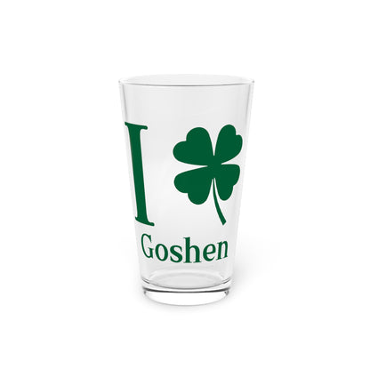 I Clover Goshen Pint Glass, 16oz