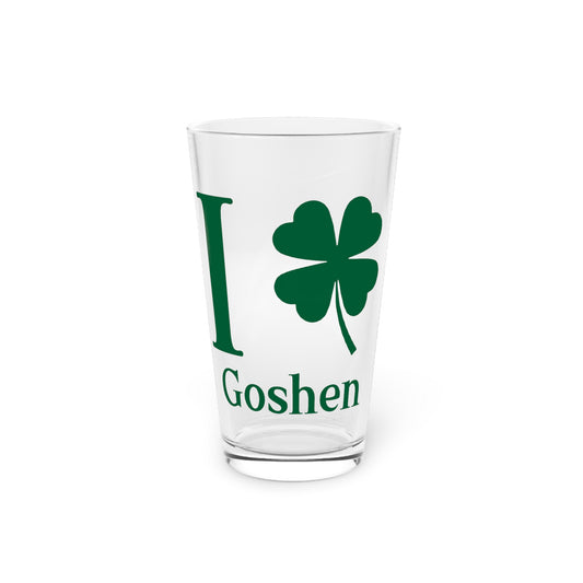 I Clover Goshen Pint Glass, 16oz