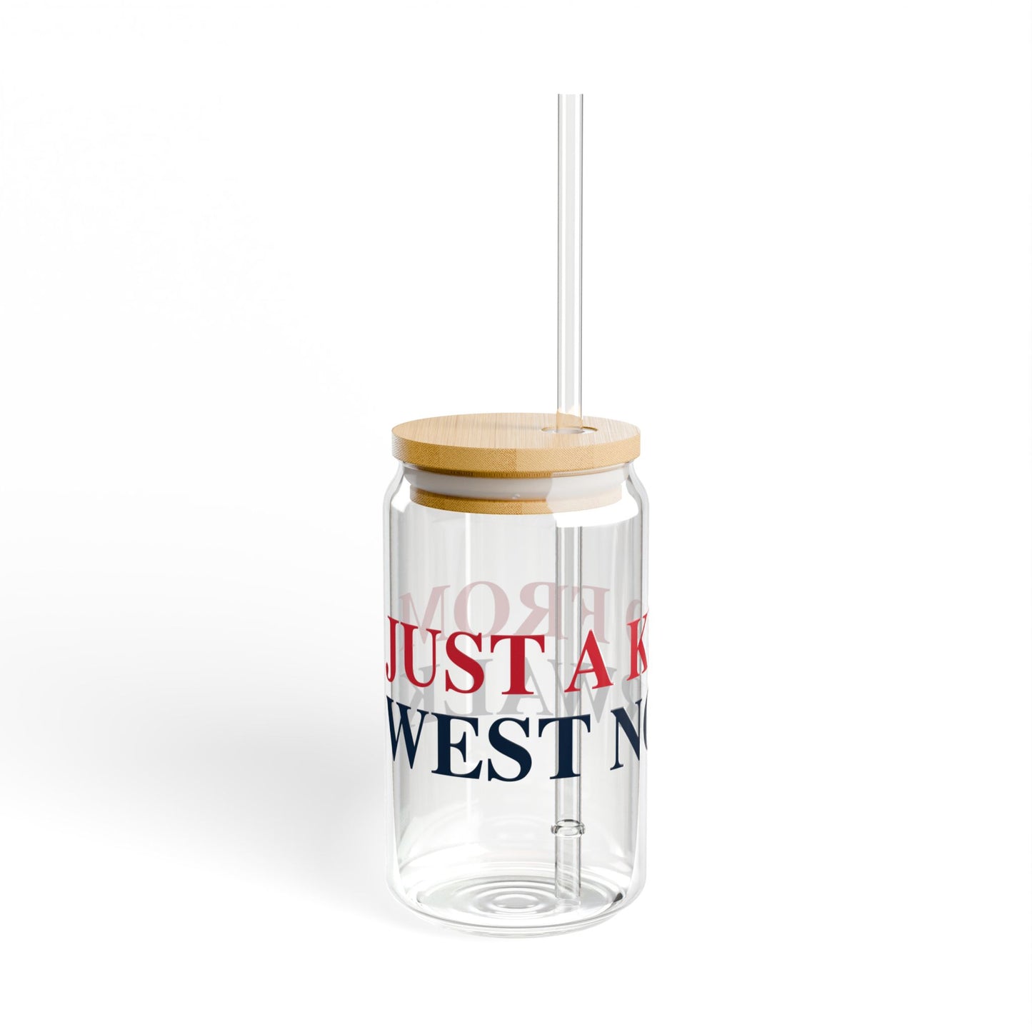 Just a kid from West Norwalk Sipper Glass, 16oz
