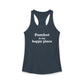 Pomfret is My Happy Place Women's Ideal Racerback Tank Top