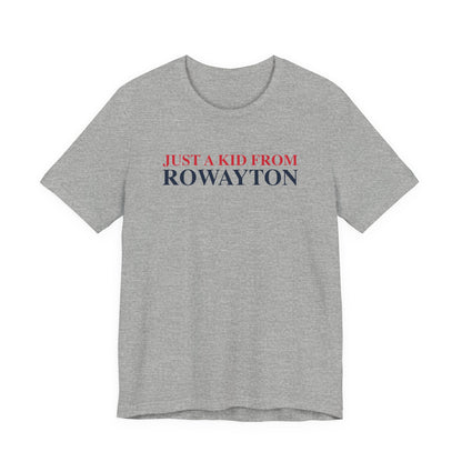 Just a kid from Rowayton Unisex Jersey Short Sleeve T-Shirt