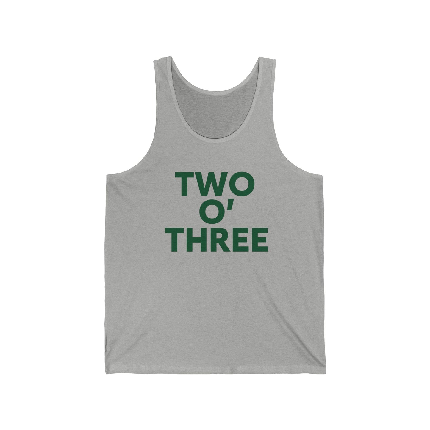 Two O’ Three Unisex Jersey Tank Lucky Green – St. Patrick’s Day