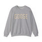 Goose Zip Code Cream & Purple Unisex Heavy Blend™ Crewneck Sweatshirt